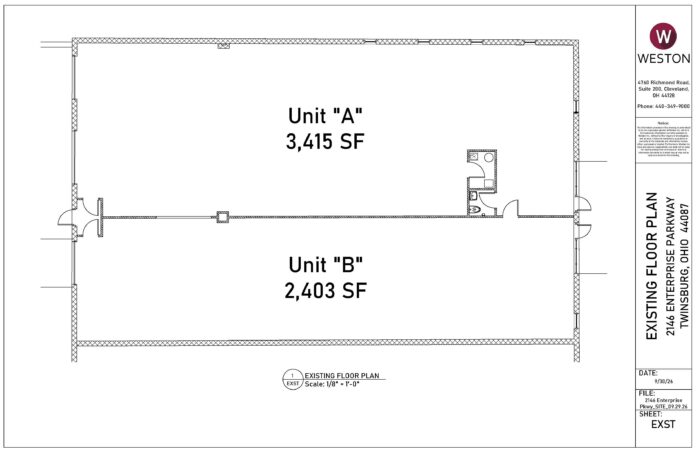 Floor plan for 2146 Enterprise